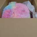 Squishmallows 20-Inch Diane Peach Bigfoot with Rainbow Hair - Jumbo Ultrasoft Official Kelly Toy Plush 