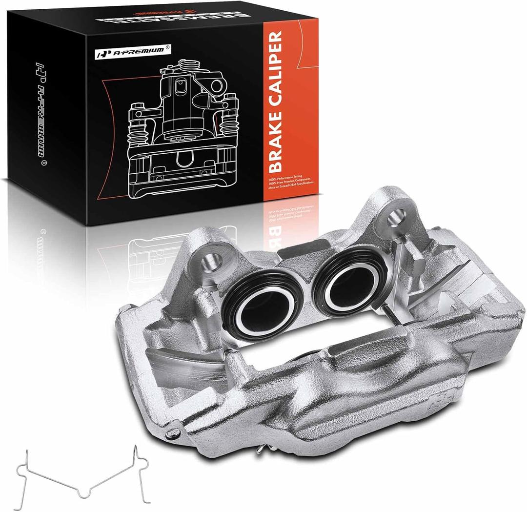 A-Premium Disc Brake Caliper Assembly Compatible with Toyota Models - Tacoma 2005-2023, 4Runner 2003-2009, FJ Cruiser 2007-2014, Tundra 2000-2006