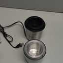 Secura Electric Coffee Grinder and Spice Grinder with Stainless Steel Blades, 1 Removable Bowl, Stainless