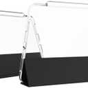 ZAGG Crystal Palace Folio iPad Pro 13" (M5)/ (M4) Case - Ultra-Slim, Drop-Proof up to 6.5ft, Crystal Clear with Scratch-Resistant Surface, Integrated Non-magnetic Foldable Stand, 56% Recycled Material