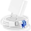 iPhone 17 16 15 Fast Charger Block and 10ft Type C to C Cable Cord Long, 20W USB C Charging Plug for Apple iPhone 17 Pro Max/17 Air/16 Pro Max/16/15 Pro/15 Plus/iPad Mini,Wall Power Adapter Cube Brick (White)