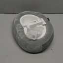 Miledi Tablet Pillow Stand, Compatible with 5"-12.9" Kindle, iPad, Phone/Tablet, 360 Rotating Phone Holder for Bed, Soft Plush Fabric, Detachable Bowl, Reading and Relaxation on Bed, Black