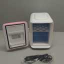 Cooluli Mini Fridge for Bedroom - Car, Office Desk & Dorm Room - Portable 4L/6 Can Electric Plug In Cooler & Warmer for Food, Drinks, Skincare Beauty & Makeup - 12v AC/DC & Exclusive USB Option, Pink