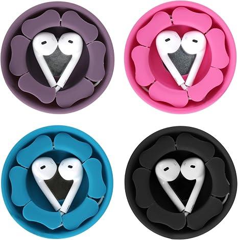 Wired Earbuds W/Case, Pack of 4