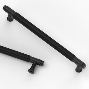 Asidrama 10 Pack 7.5 Inch(192mm) Matte Black Kitchen Cabinet Handles, Cabinet Pulls Kitchen Cabinet Hardware for Cupboard Drawer Pulls