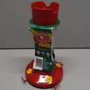 Hummingbird Feeder 10 oz Plastic Hummingbird Feeders for Outdoors, with Built-in Ant Guard - Circular Perch with 5 Feeding Ports - Wide Mouth for Easy Filling/2 Part Base for Easy Cleaning