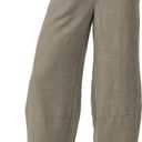 EVALESS Women's Baggy Wide Leg Palazzo Pants (Medium)