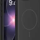 Miracase Magnetic for iPhone 17e Case & iPhone 16e Case, [Soft Anti-Scratch Microfiber Lining], Compatible with MagSafe, Silicone Shockproof Protection Phone Case for iPhone 17 e/16 e, Black