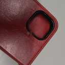 OCASE Compatible with iPhone 15 Wallet Case, PU Leather Flip Folio Case with Card Holders RFID Blocking Kickstand [Shockproof TPU Inner Shell] Phone Cover 6.1 Inch 2023, Red