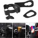 Savadicar JK Multi-Function Drink Cup Phone Holder, 2 in 1 Bolt-on Stand Bracket Organizer, Cell Phone Mount Compatible with 2011-2018 Jeep Wrangler JK JKU 2 & 4 Door, Interior Accessories, Black