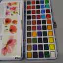 ARTISTRO 100 Ultimate Watercolors Paint Set  Vivid Colors in a Portable Box  Travel Watercolor Set with Complete Palette