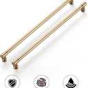 Ravinte 20 Pack 12-3/5 Inch Hole Center Solid Kitchen Cabinet Handles Champagne Bronze Dresser Pulls Cabinet Drawer Pulls for Kitchen Cupboard Hardware
