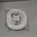 Cat6a Patch Cables Slim 3ft (24 Pack), Flexible Cat6 Ethernet Patch Cable 10G 550MHZ, 28AWG Pure Copper Cat6 Patch Cable for Network Cabinet, Cat 6 Patch Cable White