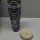 50 Pcs Reusable Coffee Cups Gifts Plastic Tumblers with Lids 16 oz Mother's Day Father's Day Appreciation Gift Gifts for Teacher Staff(Morandi)