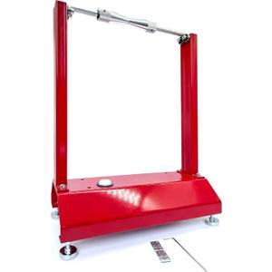 LOUDERLUN-Portable Motorcycle Bike Wheel Balancer,Tire Stand, Rim Tire Balancing Spin Static Truing Stand with Adjustable 0.55" Centering Cones
