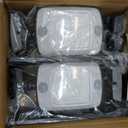 intelamp Solar Outdoor Lights,6000mAh Motion Sensor with Dual Sensors,Waterproof Solar Flood Lights 270Wide Angle for Outside with 3 Modes