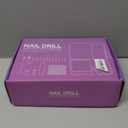 Nail Dust Collector and Cordless Electric Nail Drill File Kit, Professional Portable Manicure Pedicure, 13 Bits, HPro Powerful Dust Suction Machine for Home Salon - White