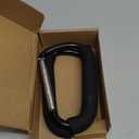 Stroller Hooks, 6.3" Large Stroller Clip, 2 Pack Stroller Hooks for Hanging Bags and Shopping, Stroller Accessories for Mommy, Large Carabiner