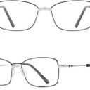 Reading Glasses Blue Light Blocking Spring Hinge Readers for Women Anti Glare Filter Lightweight Eyeglasses