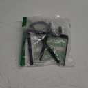 EXCMARK Shepherd Hook Adjustable Height 32 1/2 inch Thick Use at Weddings, Hanging Solar Lights, Lanterns, Bird Feeders, Metal Hanger Hook (Black,32inch). U.S. Patent.