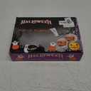 BILLMOSS Halloween Pumpkin Squishy Toys - 12PCS 6 Colors Stress Relief Ghost Toy for Trick or Treat Party Suppliers Party Favors Halloween Goodie Bag Fillers for Kids Adults