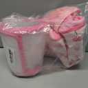 Inflatable Recovery Dog Cone Collar for Large Medium Dogs After Surgery, Soft Dog Donut Collar Adjustable Recovery Bone for Pets, Prevent from Biting & Scratching (Pink, XL)