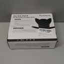 Chenove Ice Pack for Shoulders Upper Back with Strap, Neck and Shoulder Ice Pack Wrap Rotator Cuff Gel Reusable with Cold Compression Therapy, Soreness (Black)