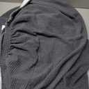 LA MEACK Couch Cushion Covers Seat Cushion Cover Stretch Couch Cover Separate Sectional Sofa Slipcovers Furniture Protector (3 Pieces for Seat or Sofa Backrest, Dark Grey)