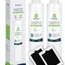 TEEHAY ULTRAWF PureSource Ultra Water Filter & PAULTRA PureAir Ultra Air Filter Combo, Compatible with Frigidaire FRIGCOMBO, FGHC2331PF, FGHC2342LF, FGHS2365KF, LGHB2867PF, LGHS2665KF, 2 Combo