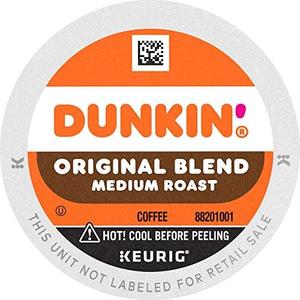 Dunkin' Donuts, Dunkin Donuts Coffee Medium Roast Original Blend K-Cup Pods, 10 Count, 3Pack (08/21/2025)