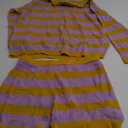 XIEERDUO Lounge Sets for Women 2 Piece Long Sleeve Vacation Outfits for Women 2025 Stripe L