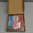 4 Pcs Spring Decorations for Home Wooden Umbrella Tiered Tray Decorations Spring Centerpieces for Tables Farmhouse Decorative Umbrella Faux Stack Block Sign for Home Shelf Decor