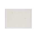 U Brands Farmhouse Linen Bulletin Board, 23"x17", White Wood Style Frame, Industrial Grade Pinning Surface