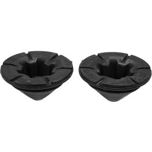 X AUTOHAUX 2 Pcs Black Rear Upper Suspension Coil Spring Insulator No.52691SNAA01 for Honda Civic 2006-2011