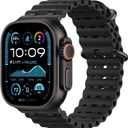 Upgraded Ocean Band Compatible with Apple Watch Ultra 3/2/1 49mm, S11/S10 46mm, 9/8/7 45mm, SE3/SE2/SE/6/5/4 44mm, 3/2/1 42mm, Metal Connector Breathable Sport Watch Strap for Men Women