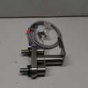 Ultimate Unicorn Waterfall Bathroom Sink Faucet Brushed Nickel, Two Handles Bathroom Faucet with Metal Pop up Sink Drain Stopper, Two Or 3 Holes Bathroom Basin Mixer Tap with Deck Mount Plate