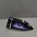 Hamilton Beach Steam Iron for Clothes & Garment Steamer with Smooth Press Stainless Steel Soleplate, 1200 Watts, 8 Retractable Cord, Black (14214)