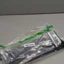 Suranew Heavy Duty Tension Rod 29-75" Rust-Resistant Shower Curtain Rod, No Drill Stainless Steel Spring Rod with Extra-Wide Non-Slip Pads for Bathroom/Kitchen/Closet (Black)