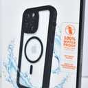 Body Glove Tidal Waterproof Case with Magsafe for iPhone 14 Pro - Black/Clear