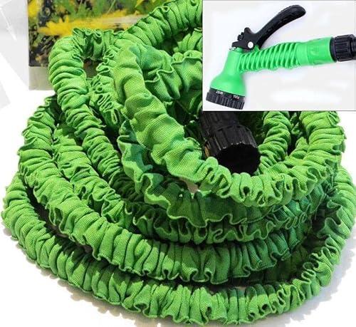 For 50 Foot Expanding Shrinking Retracting Water Watering Garden Hose with Nozzle