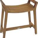 Patented Asia Ascend Teak Shower Bench with Elevated Height