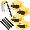 Mouse Trap Bucket Lid, Mouse Traps Indoor for Home, 5 Gallon Bucket Mouse Rat Trap, Auto Reset Reusable Multi-Catch and Releases Humane Mouse Rat Mice Traps for Outdoor Chicken Coop Barn Garage 4pack