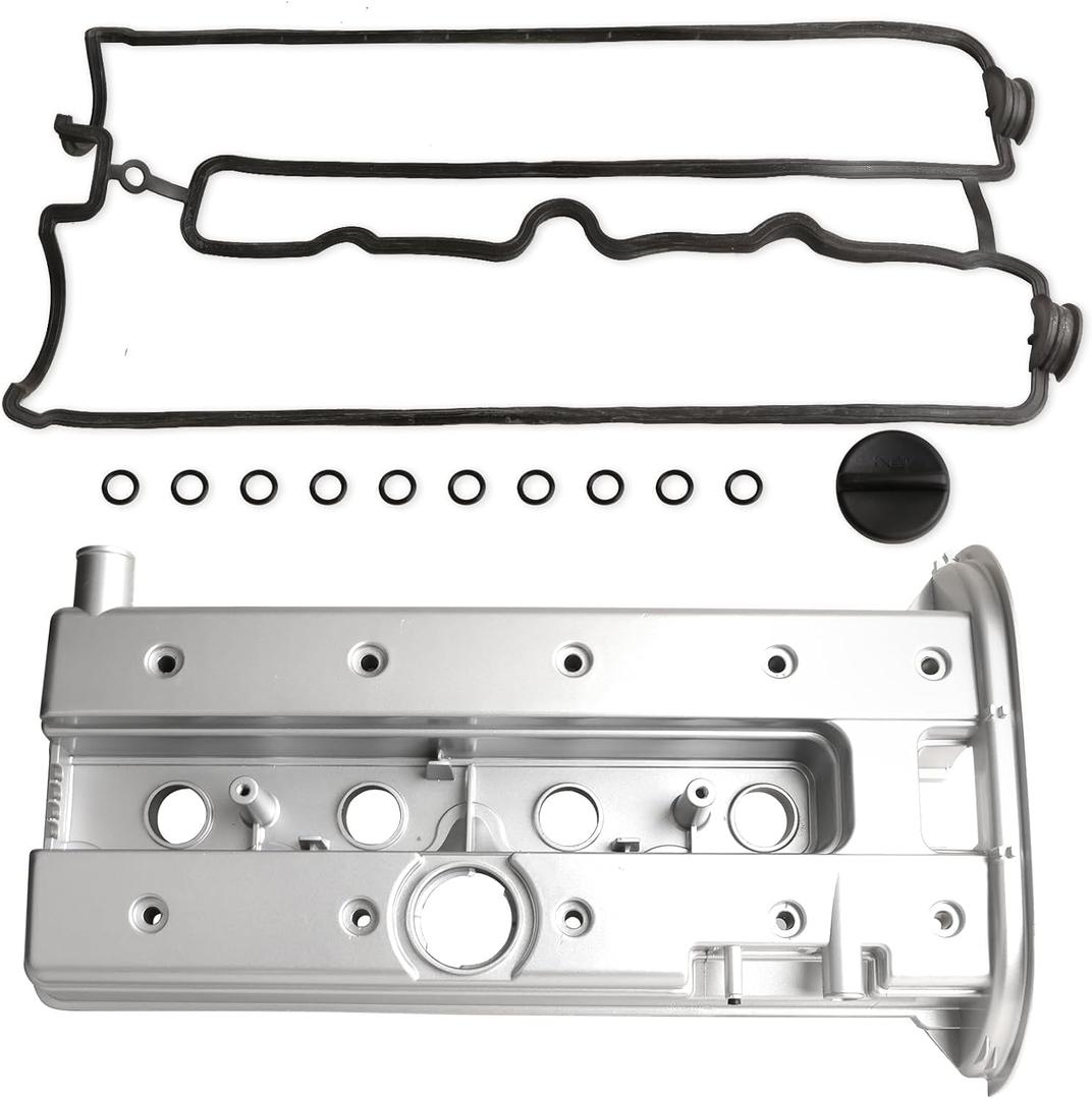 Aluminum Valve Cover Compatible with 1999-2005 Suzuki Forenza Daewoo Leganza Nubira 2.0L 2.2L L4