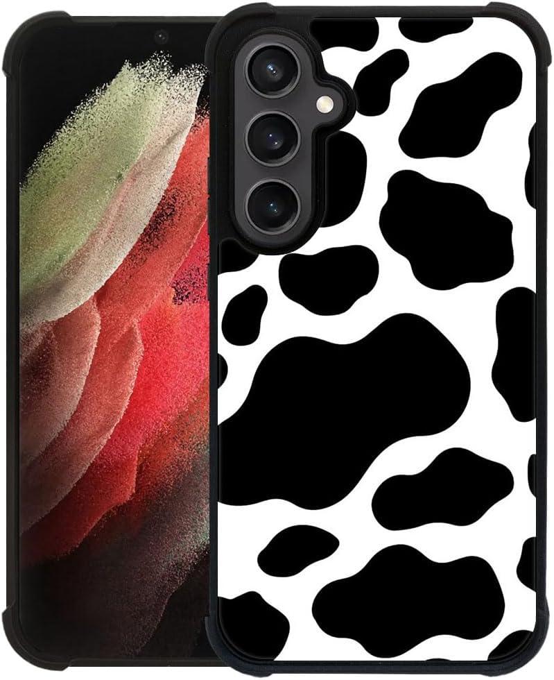 Compatible with Samsung Galaxy S24 S25 Plus Case,Fantasy Cow Skin Amazing Pattern Design Shockproof Anti-Scratch Hard PC Back Case for Samsung Galaxy S24 S25 Plus