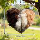 Handmade Fiber Bird Nesting Heart, Alpaca Wool Bird Nest for Outdoor Hanging, Natural Warm Hummingbird House Alternative, Bird Accessories for Garden Trees, Bird Houses for Outside(1Set)