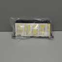 Metal Mailbox Address Plaques - Reflective House Number Plaque for Outside, Double-sided illuminated Address Signs, Easy to Install Mailbox Topper for Visitors,911 Visible -Black