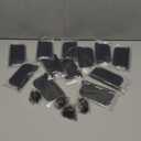 goldenwarm 12 Pack Interior and Exterior Door Hinges, Matte Black Door Hinges 4 inch x 4 inch with 5/8" Radius Corners