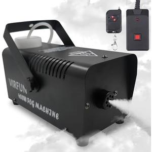 Fog Machine, Smoke Machine with Wireless&Wired Remote Control for Halloween, Party, Outdoor, Indoor and Stage Effect, 400W