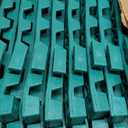 MAXWAVE 18 Pack 12" x 12" Modular Interlocking Floor Mats, Soft PVC Non-Slip Drainage Tiles, Splicing Rubber Cushion Flooring for Deck, Shower, Pool, Basement, Shed, Indoor and Outdoor Use (Green)