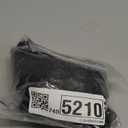 karlery Mens Short Curly Black Mustache Beard Afro Wig California Rocker Disco Halloween Cosplay Anime Costume Party Wig (Black)